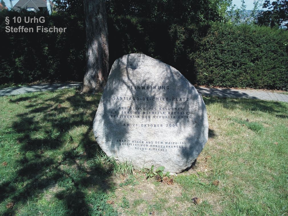 Aussichtspunkt Santiago de Chile Platz